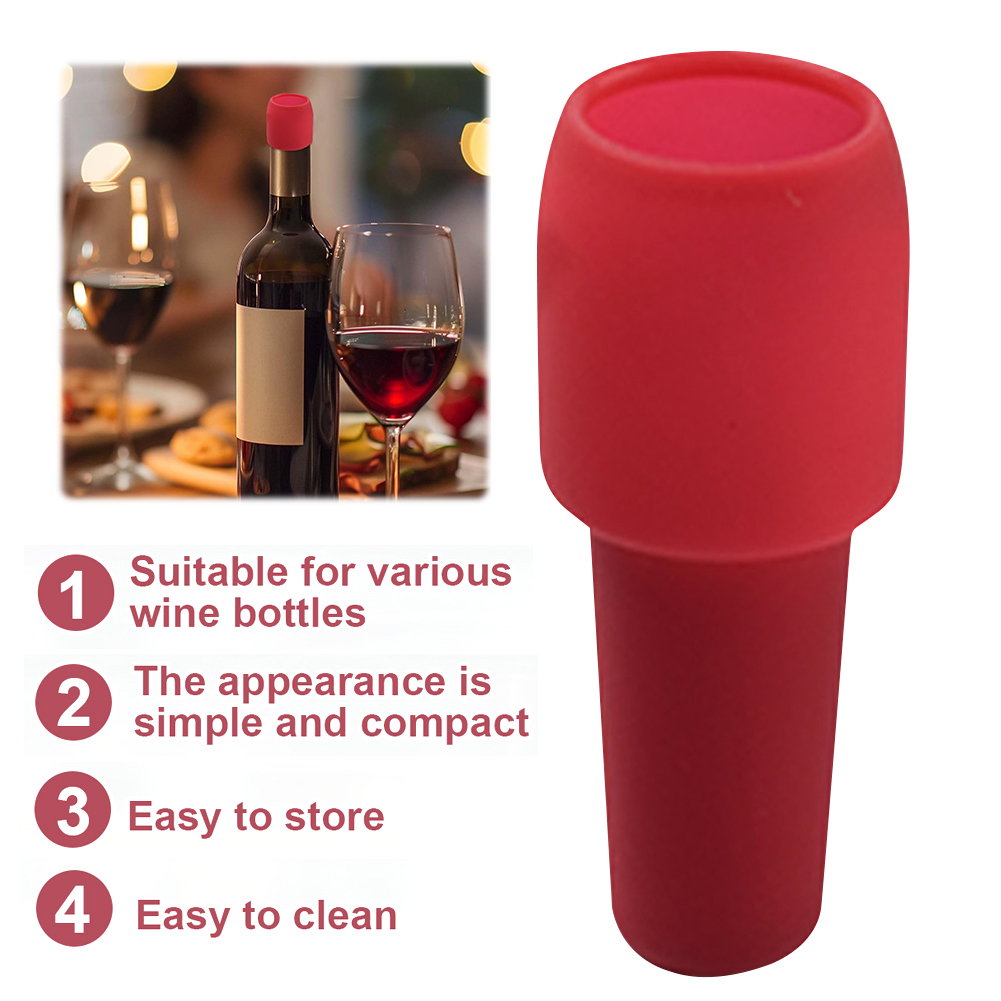 Wine X Beer - Silikonowe korki do wina wielokrotnego użytku,