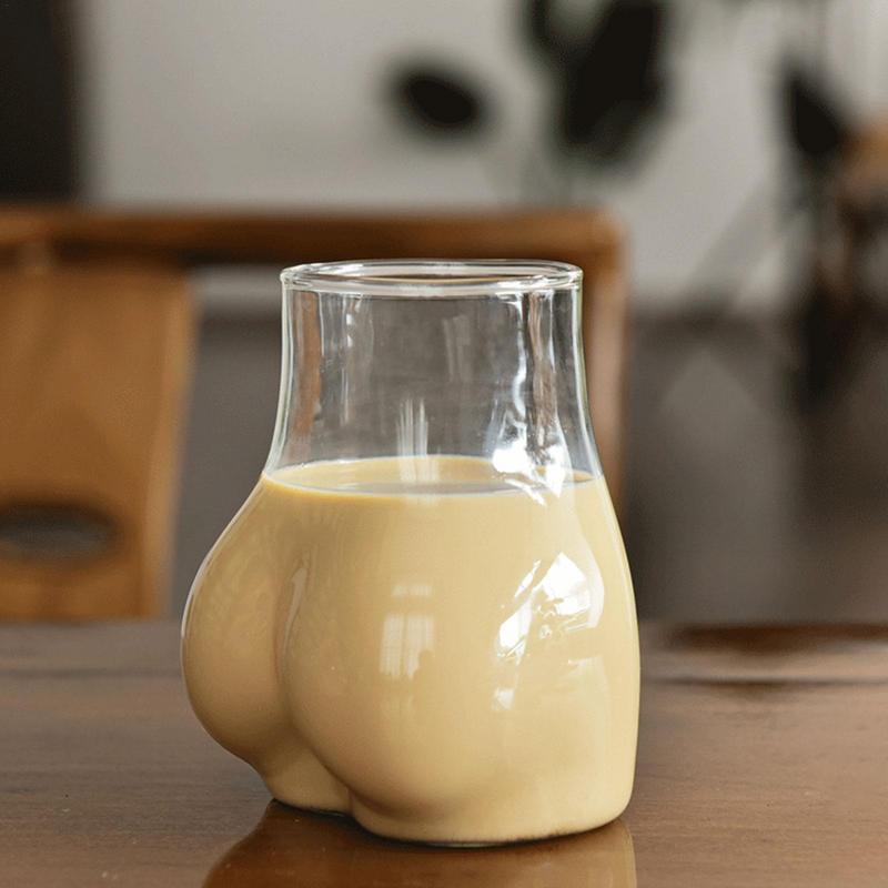 Wine Beer Coffee Drink - 450ml Śliczny szklany kubek w kształcie