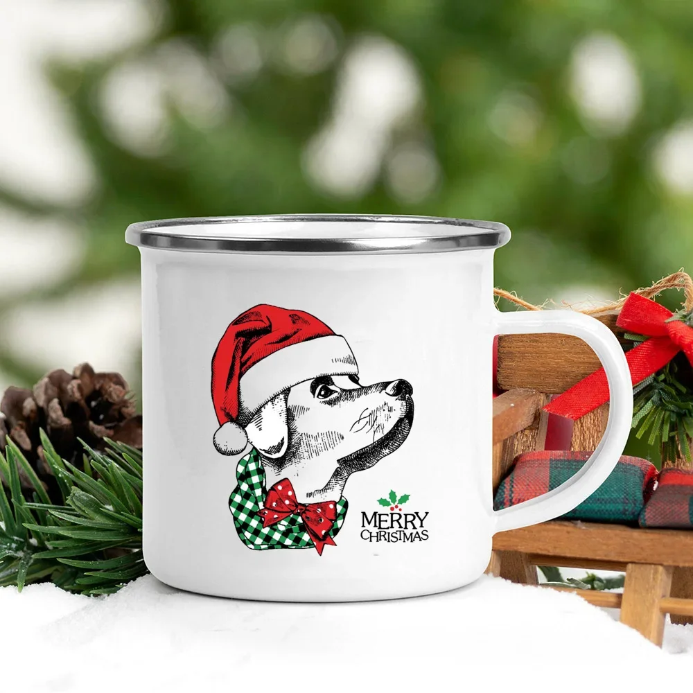 Uchwyt Emaliowane Kubki Santa  – Wine Beer Coffee Drink recenzja i cena