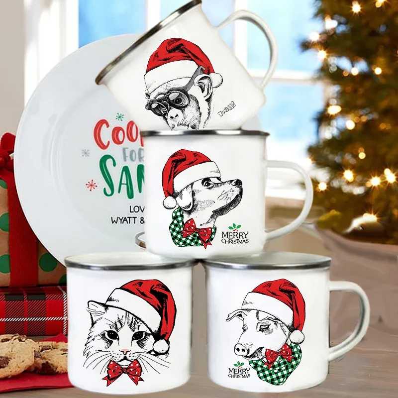 Uchwyt Emaliowane Kubki Santa  – Wine Beer Coffee Drink recenzja i cena