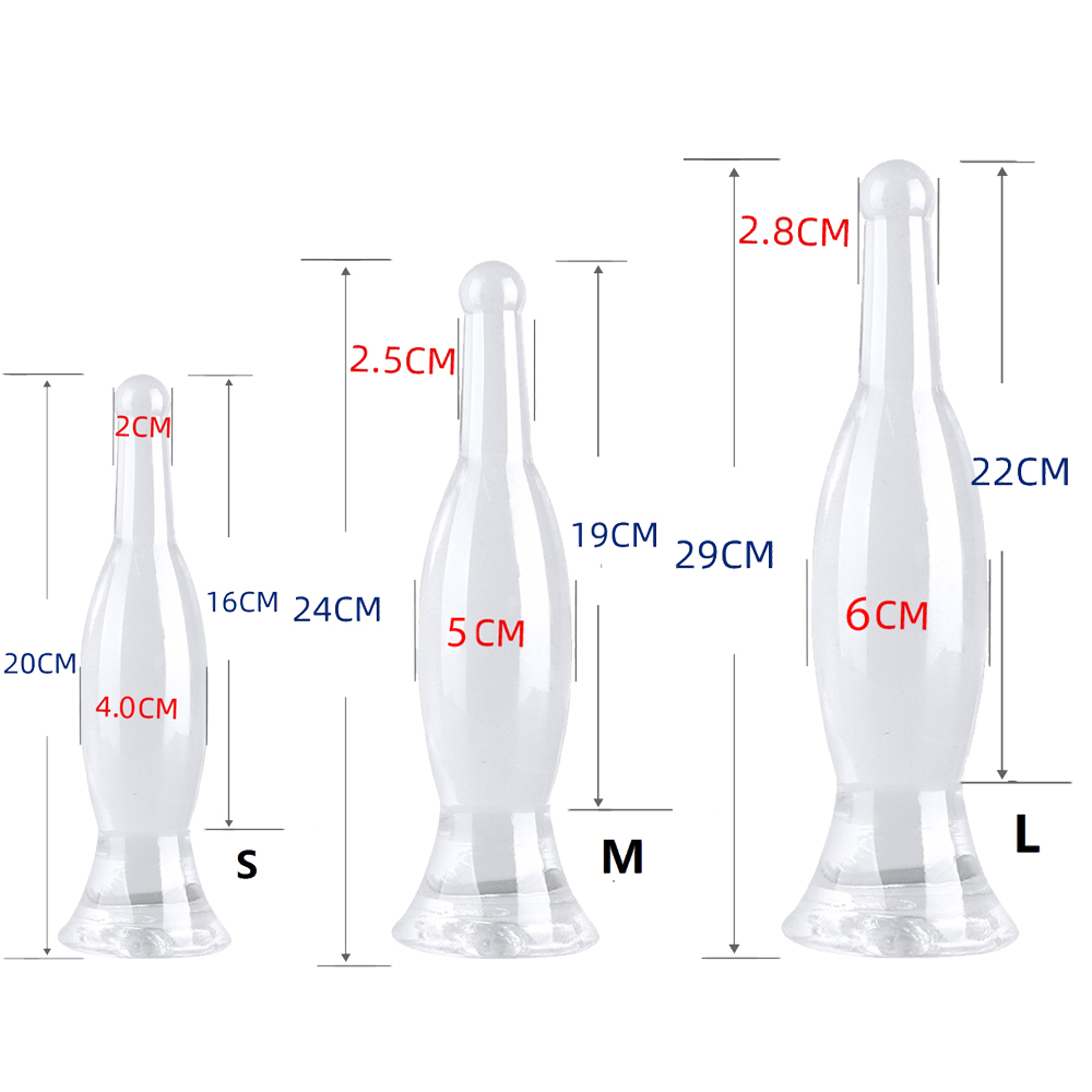 Kryształowy korek analny w ksz – Wine Bottle Size recenzja i cena