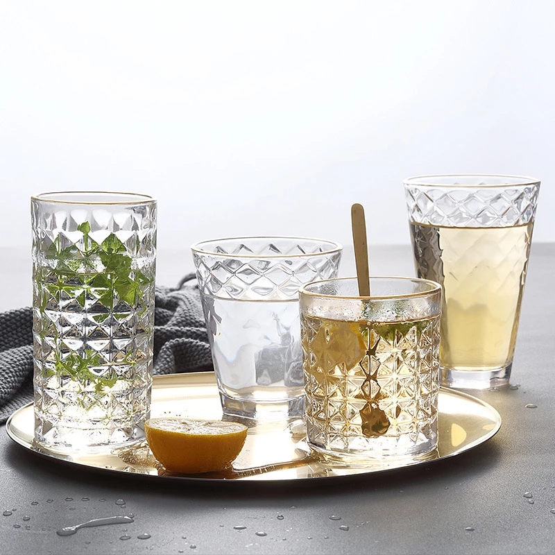 3/2/szt wytłaczane szkło kubek – Wine Beer Coffee Drink recenzja i cena