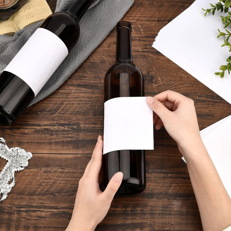 20 arkuszy/100 sztuk pusta ety – Wine Bottle Size recenzja i cena