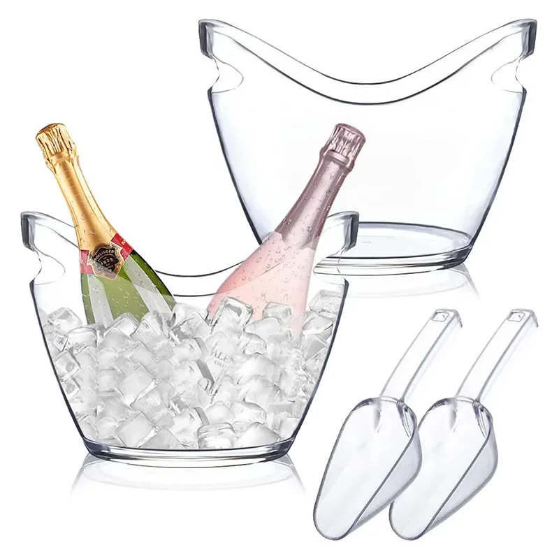 Przezroczyste wiaderko na lód  – Wine Beer Refrigerator recenzja i cena