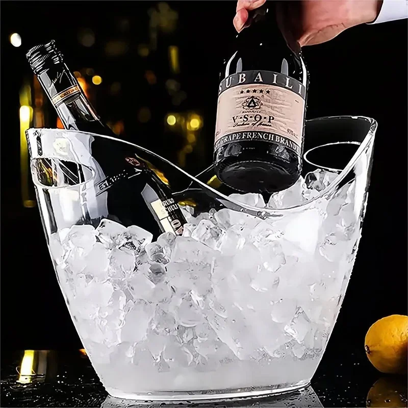 Przezroczyste wiaderko na lód  – Wine Beer Refrigerator recenzja i cena