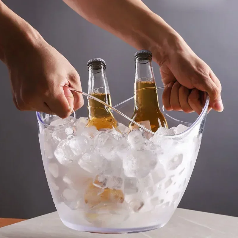 Wiadro na lód 4/8L, przezroczy – Wine Beer Refrigerator recenzja i cena