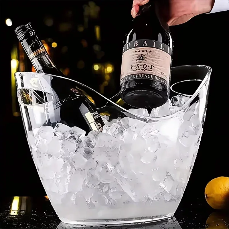 Wiadro na lód 4/8L, przezroczy – Wine Beer Refrigerator recenzja i cena