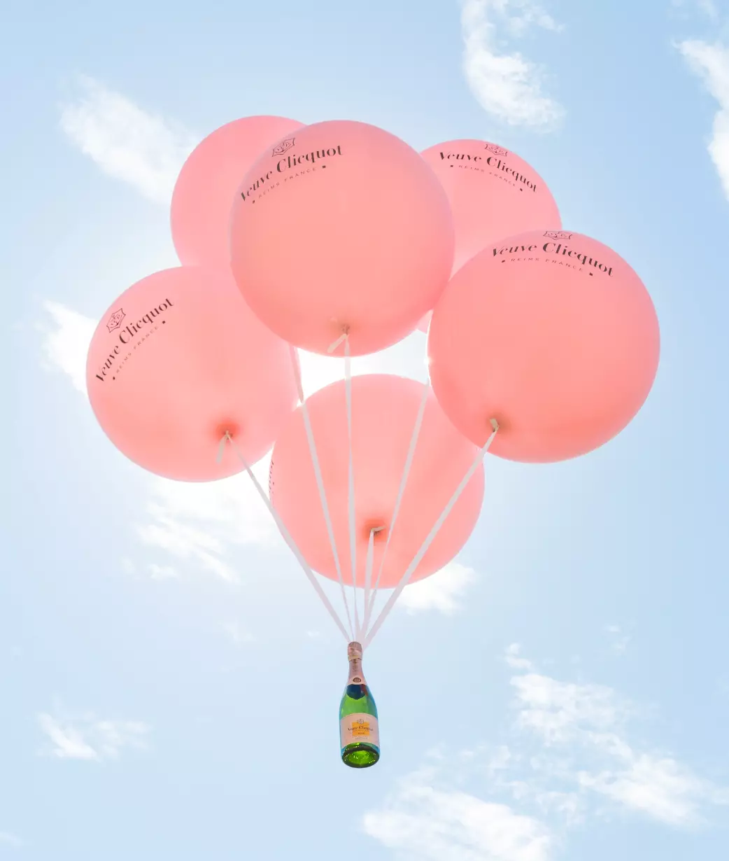 Balony różowo-pomarańczowe o s – Wine Bottle Size recenzja i cena