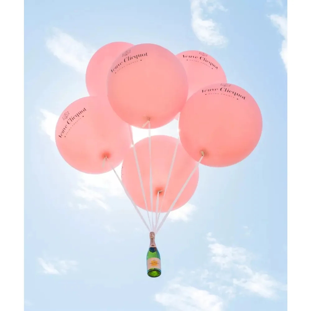 Balony różowo-pomarańczowe o s – Wine Bottle Size recenzja i cena